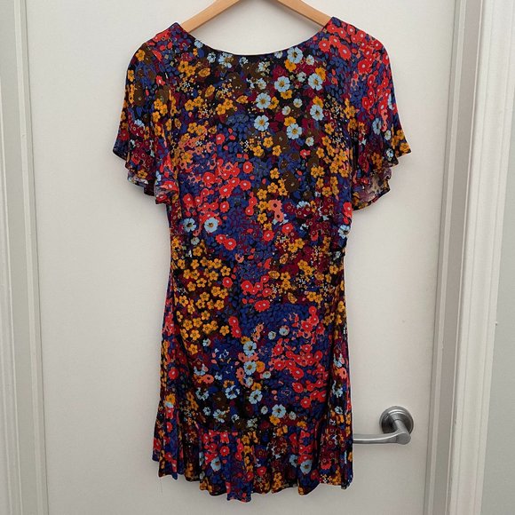 Anthropologie Mini multi-coloured dress, Size 2 - Picture 1 of 6